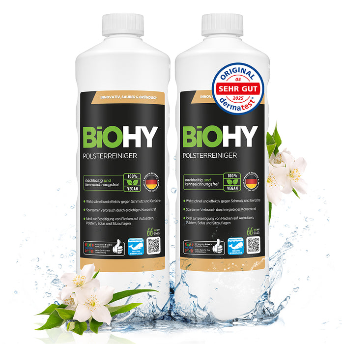 BiOHY nettoyant pour meubles rembourrés, nettoyant pour textiles, nettoyant pour meubles rembourrés, nettoyant pour canapés