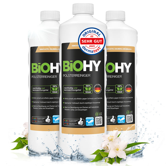 BiOHY nettoyant pour meubles rembourrés, nettoyant pour textiles, nettoyant pour meubles rembourrés, nettoyant pour canapés