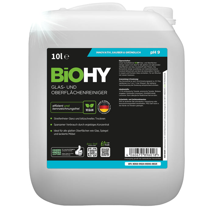 BiOHY Glas- und Oberflächenreiniger