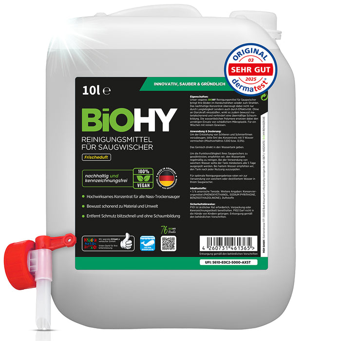 BiOHY Reinigungsmittel für Saugwischer