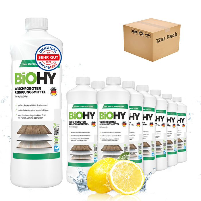 BiOHY Wischroboter Reinigungsmittel für Holzböden