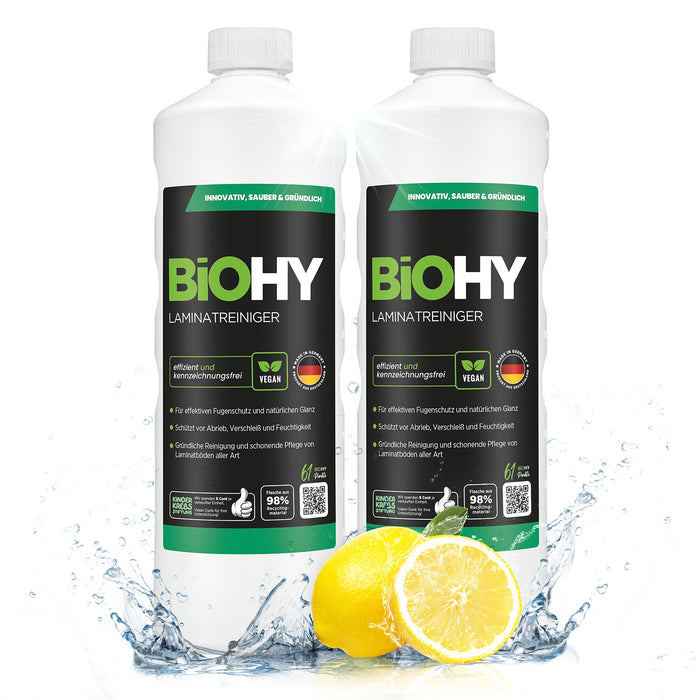 BiOHY Laminatreiniger – umweltfreundlich, vegan & Made in Germany (Produktflasche)
