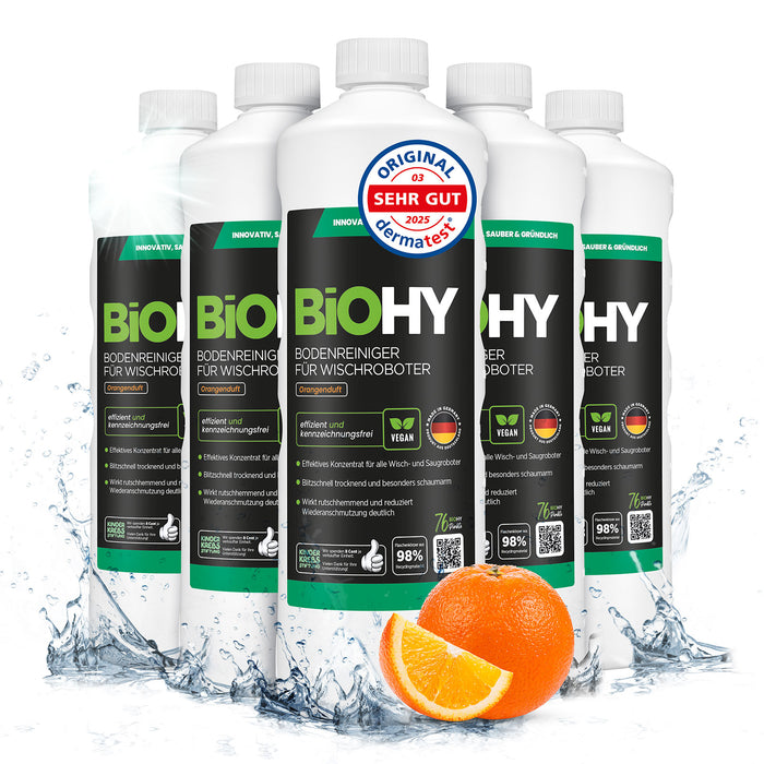 BiOHY Nettoyant sols pour robots de nettoyage, Nettoyant bio, Entretien des sols, Nettoyant sols non moussant