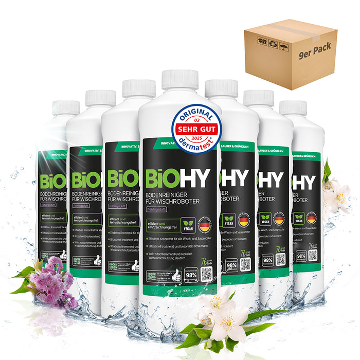 BiOHY Nettoyant sols pour robots de nettoyage, Nettoyant bio, Entretien des sols, Nettoyant sols non moussant