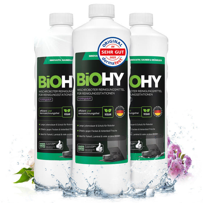 BiOHY Wischroboter Reinigungsmittel für Reinigungsstationen