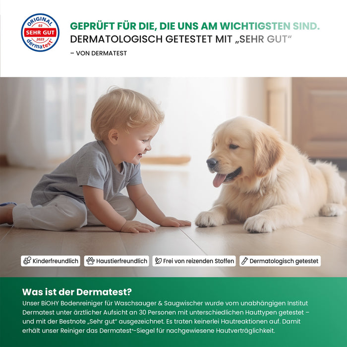 BiOHY Bodenreiniger für Waschsauger & Saugwischer mit Frühlingsduft