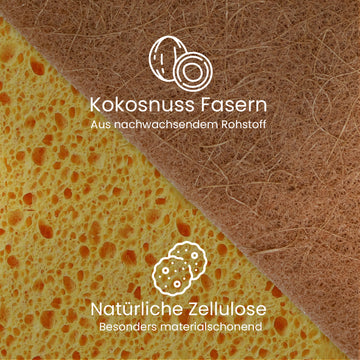 Protea 2er Set ÖKO-Küchentücher & Spültücher Kopostierbar