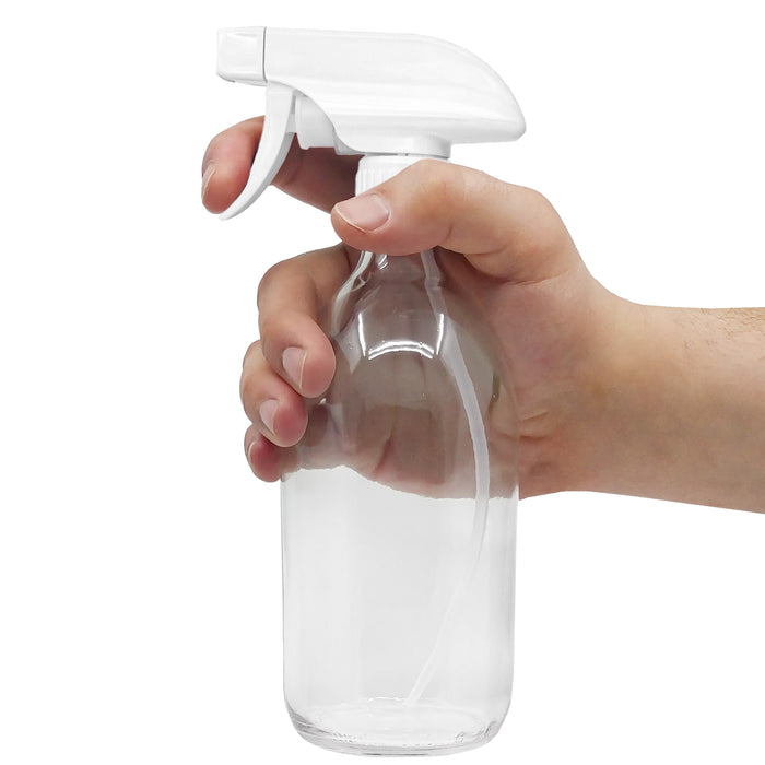 BiOHY Glas Sprühflasche 500 ml, Glasflasche, Pumpsprühflasche, Handsprüher