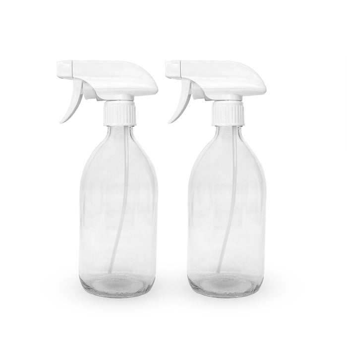 BiOHY Glas Sprühflasche 500 ml, Glasflasche, Pumpsprühflasche, Handsprüher