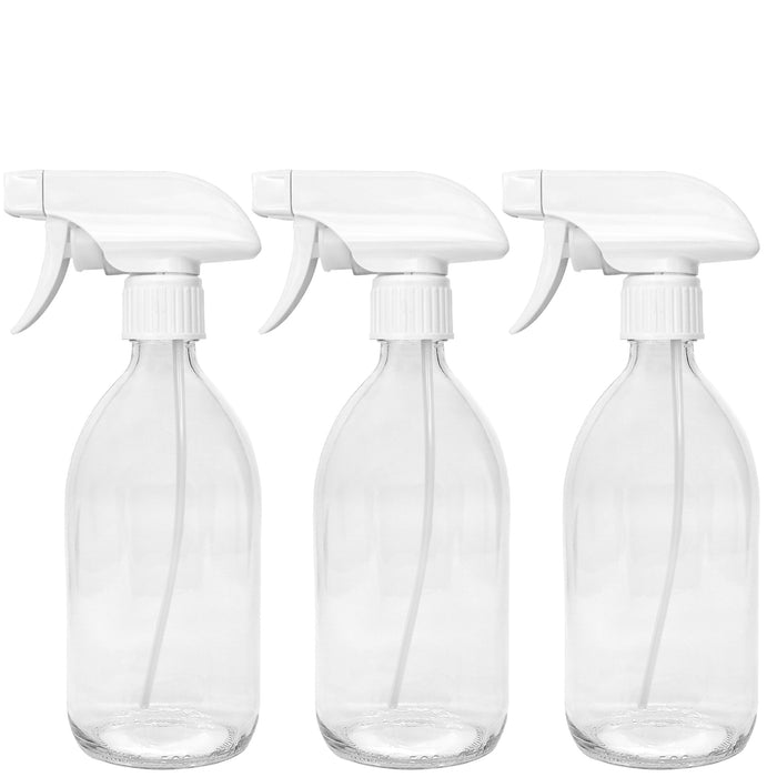 BiOHY Glas Sprühflasche 500 ml, Glasflasche, Pumpsprühflasche, Handsprüher