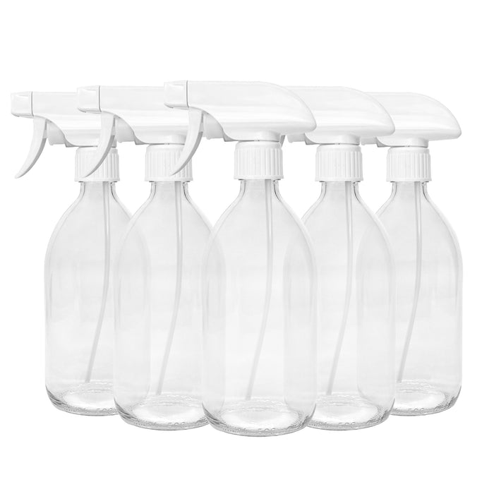 BiOHY Glas Sprühflasche 500 ml, Glasflasche, Pumpsprühflasche, Handsprüher