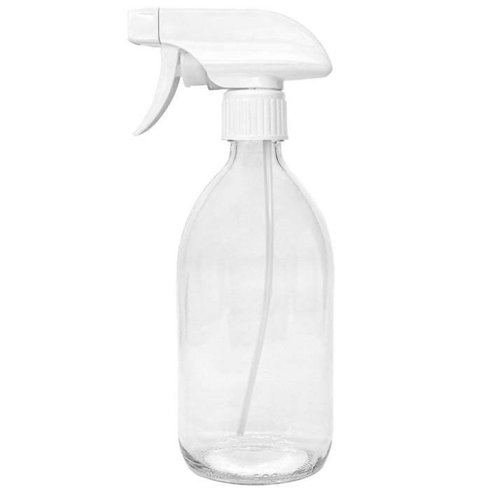 BiOHY Glas Sprühflasche 500 ml, Glasflasche, Pumpsprühflasche, Handsprüher