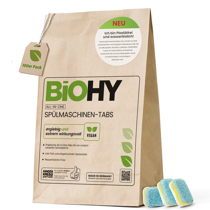 BiOHY All-in-One pestañas lavavajillas, pestañas lavavajillas, pestañas lavavajillas, pestañas lavavajillas