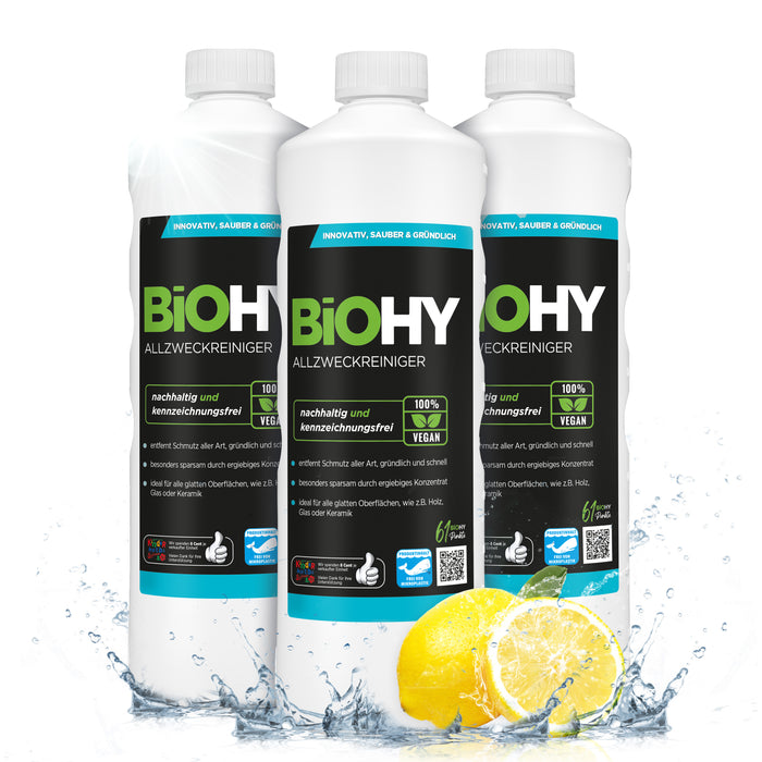 Detergente multiuso BiOHY, detergente multiuso, detergente universale, concentrato organico