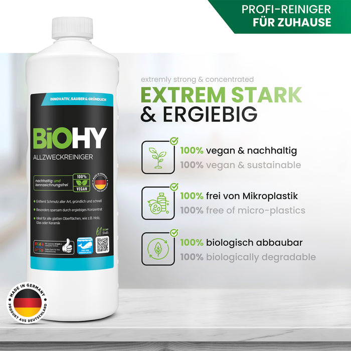 BiOHY nettoyant universel, nettoyant tout, nettoyant universel, bio concentré