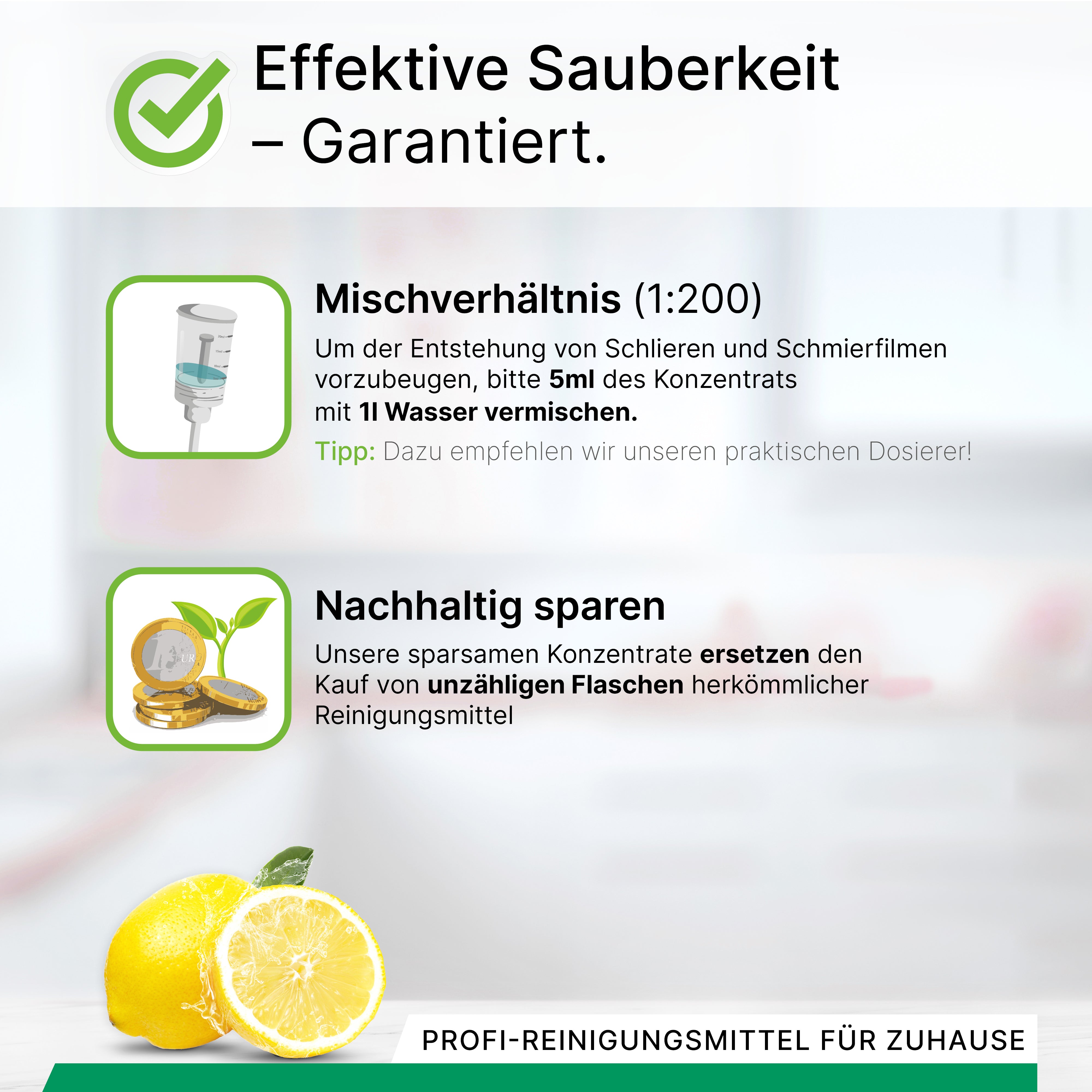 BiOHY Bodenreiniger, Fußbodenreiniger, Nicht schäumender Bodenreiniger, Bio-Konzentrat