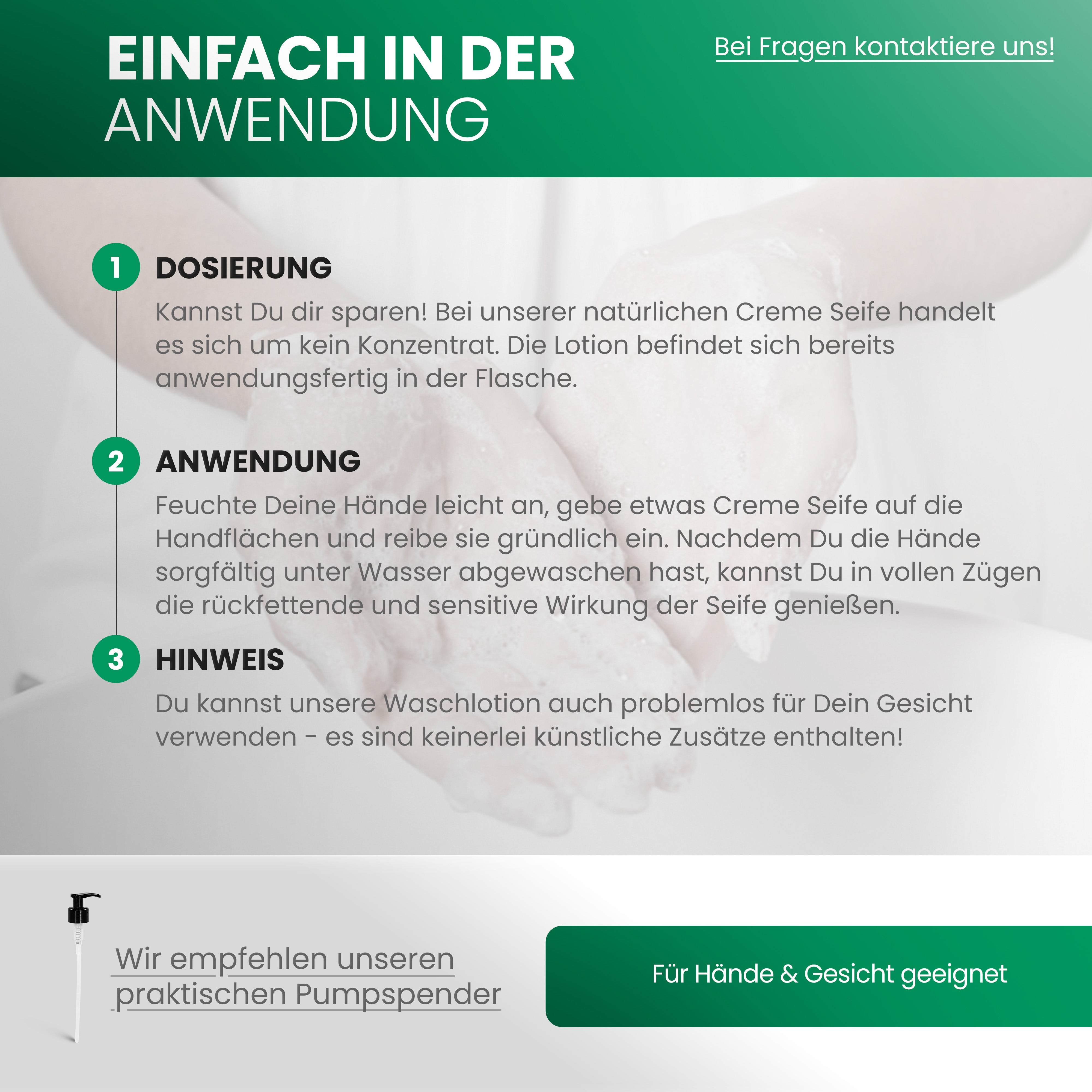 Jabón en crema BiOHY, respetuoso con la piel y sin fosfatos, B2B