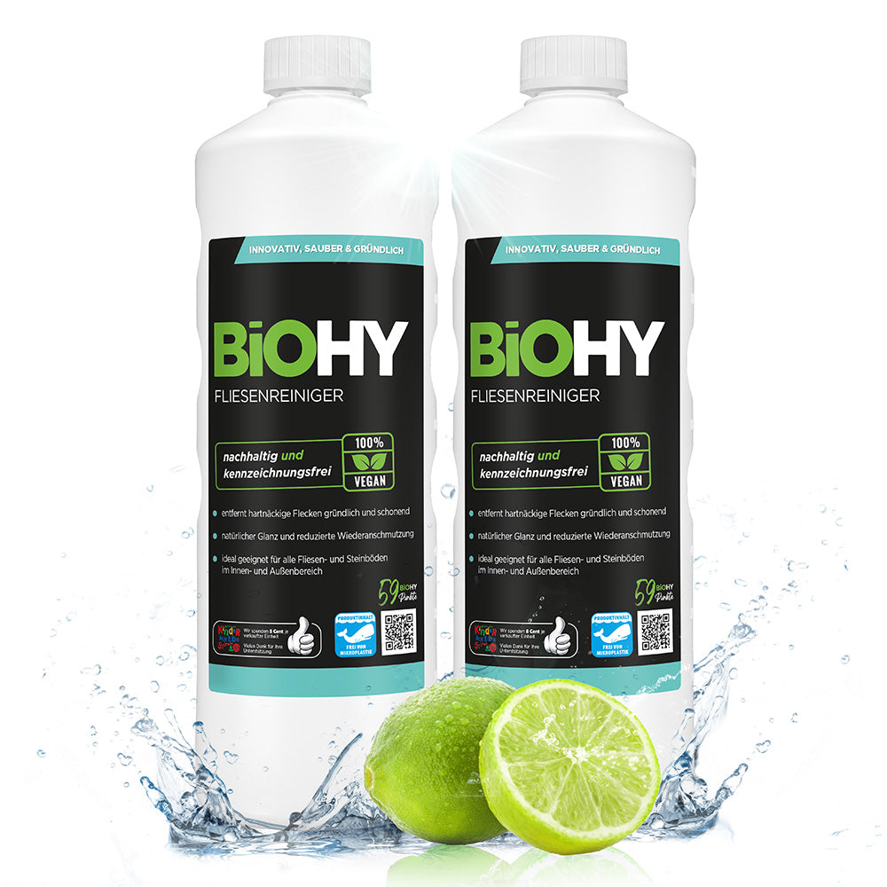 BiOHY Fliesenreiniger, Fliesenbodenreiniger, Fliesenöl, Fliesen Reiniger