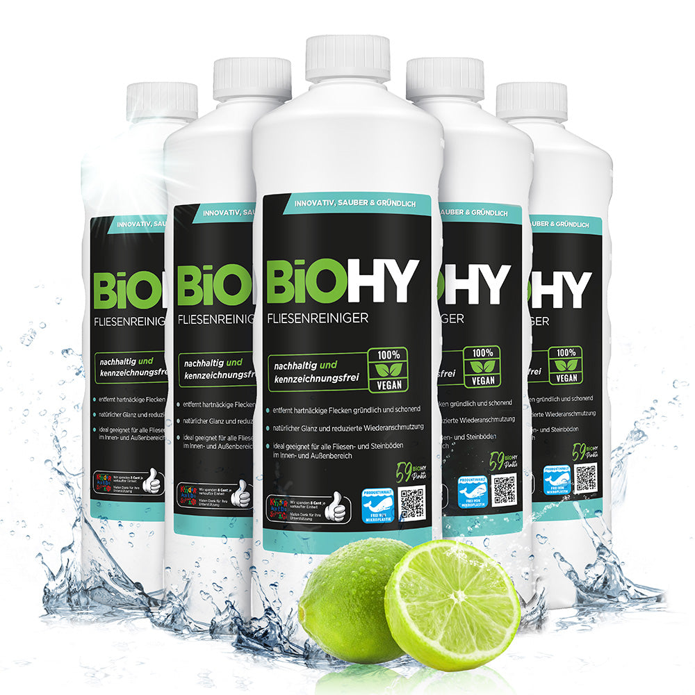 BiOHY Fliesenreiniger, Fliesenbodenreiniger, Fliesenöl, Fliesen Reiniger