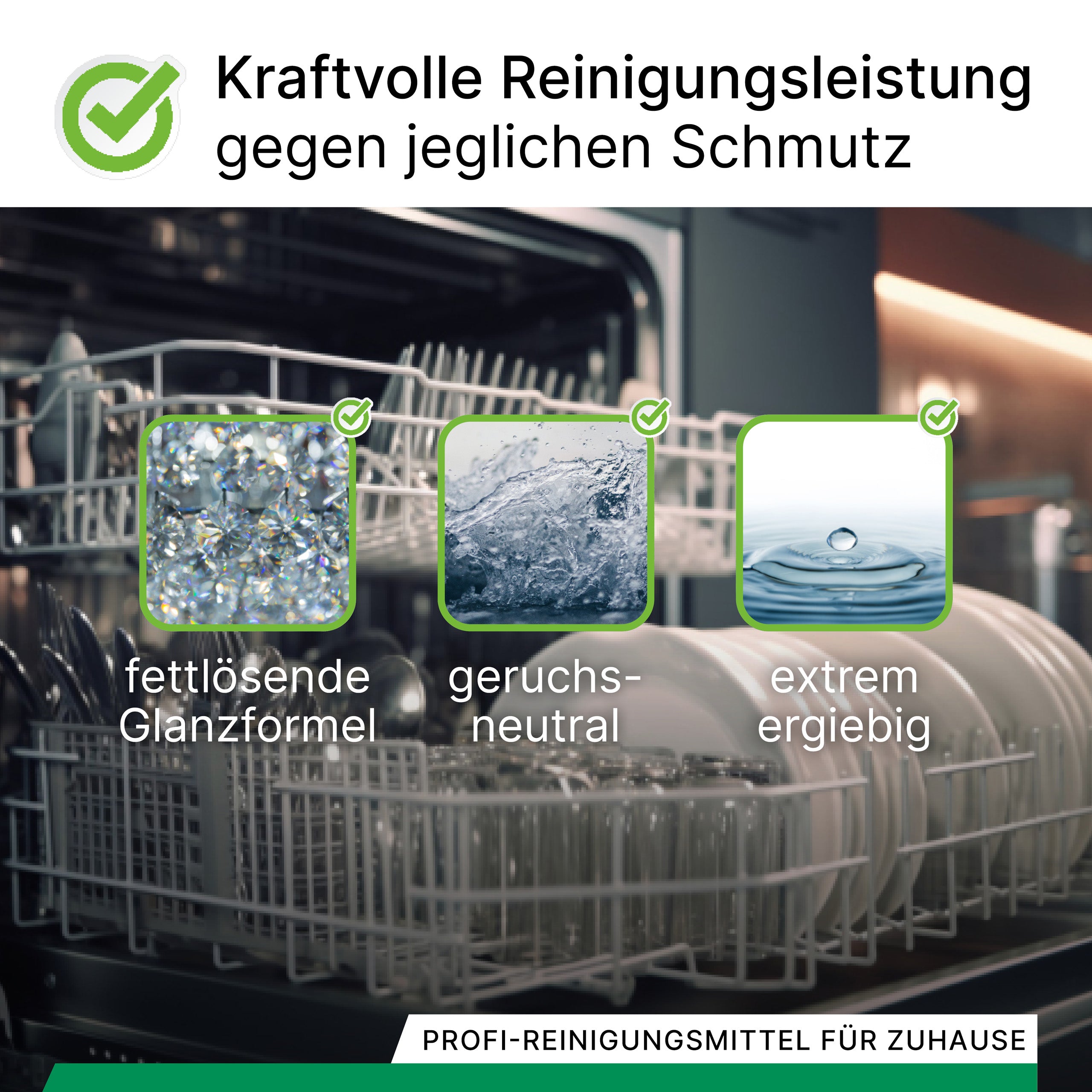 BiOHY Geschirrreiniger für gewerbliche Spülmaschinen, Geschirrspülmittel, B2B