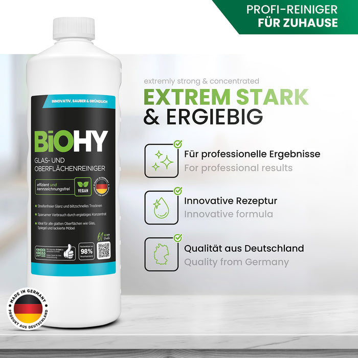 BiOHY Glas- und Oberflächenreiniger