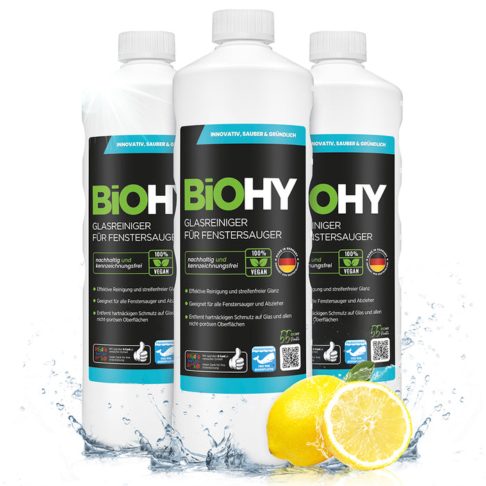 BiOHY Glasreiniger für Fenstersauger