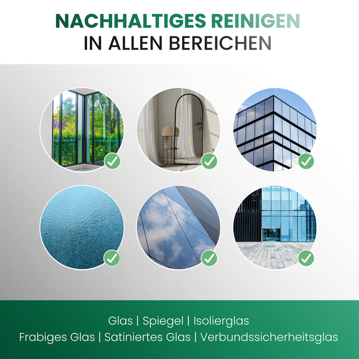 BiOHY Glasreiniger für Fenstersauger, Spiegelreiniger, Glasreiniger, Oberflächenreiniger, B2B