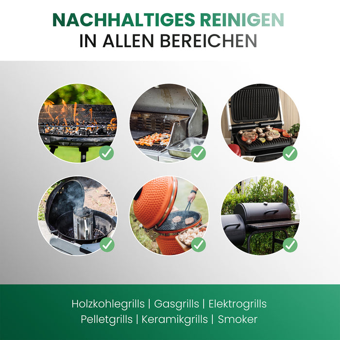 BiOHY Grillreiniger 10L (B2B) – löst eingebranntes Fett, umweltschonend (Etikett mit Dosierhinweis)
