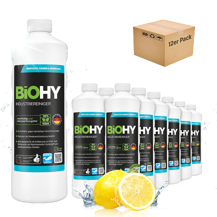 BiOHY nettoyant industriel, nettoyant pour atelier, nettoyant universel, bio concentré