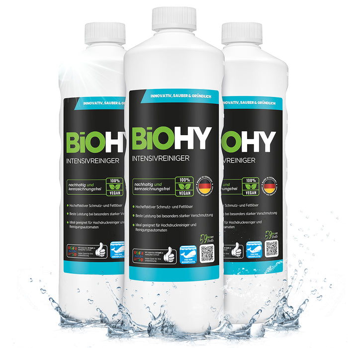 BiOHY nettoyant intensif, nettoyant industriel, nettoyant universel, produit de nettoyage concentré