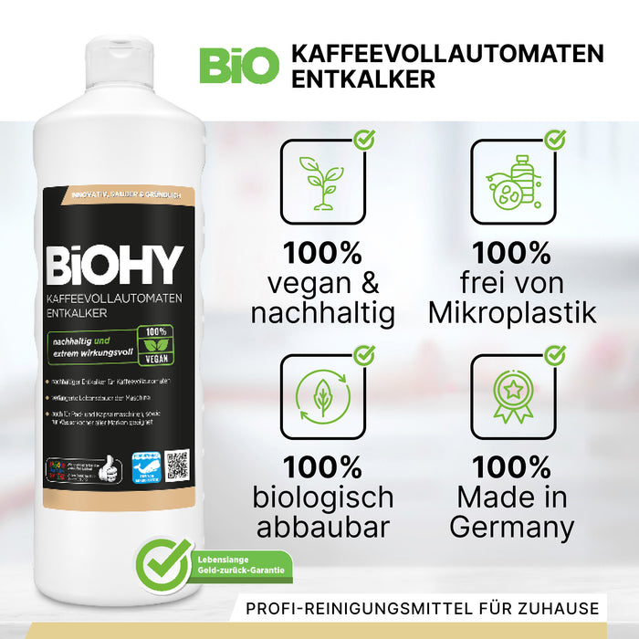 BiOHY fully automatic coffee machines Descaler, limescale remover, descaler, limescale remover