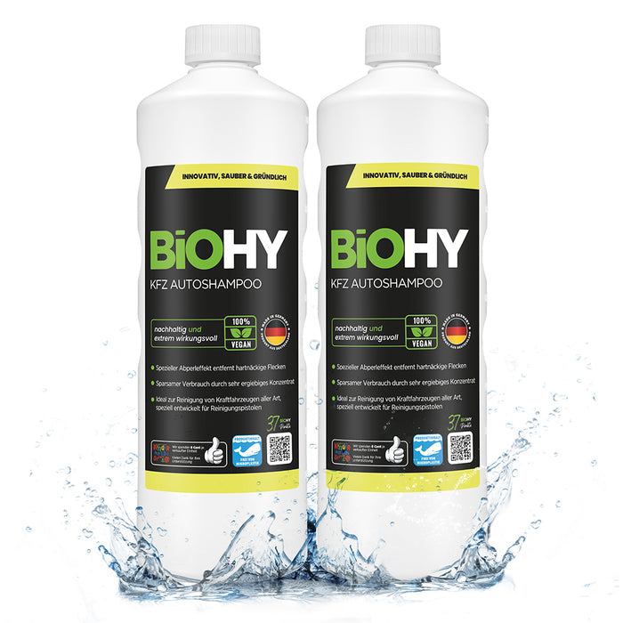 BiOHY shampooing pour voiture, produit de lavage pour voiture, shampooing pour voiture, nettoyant moussant