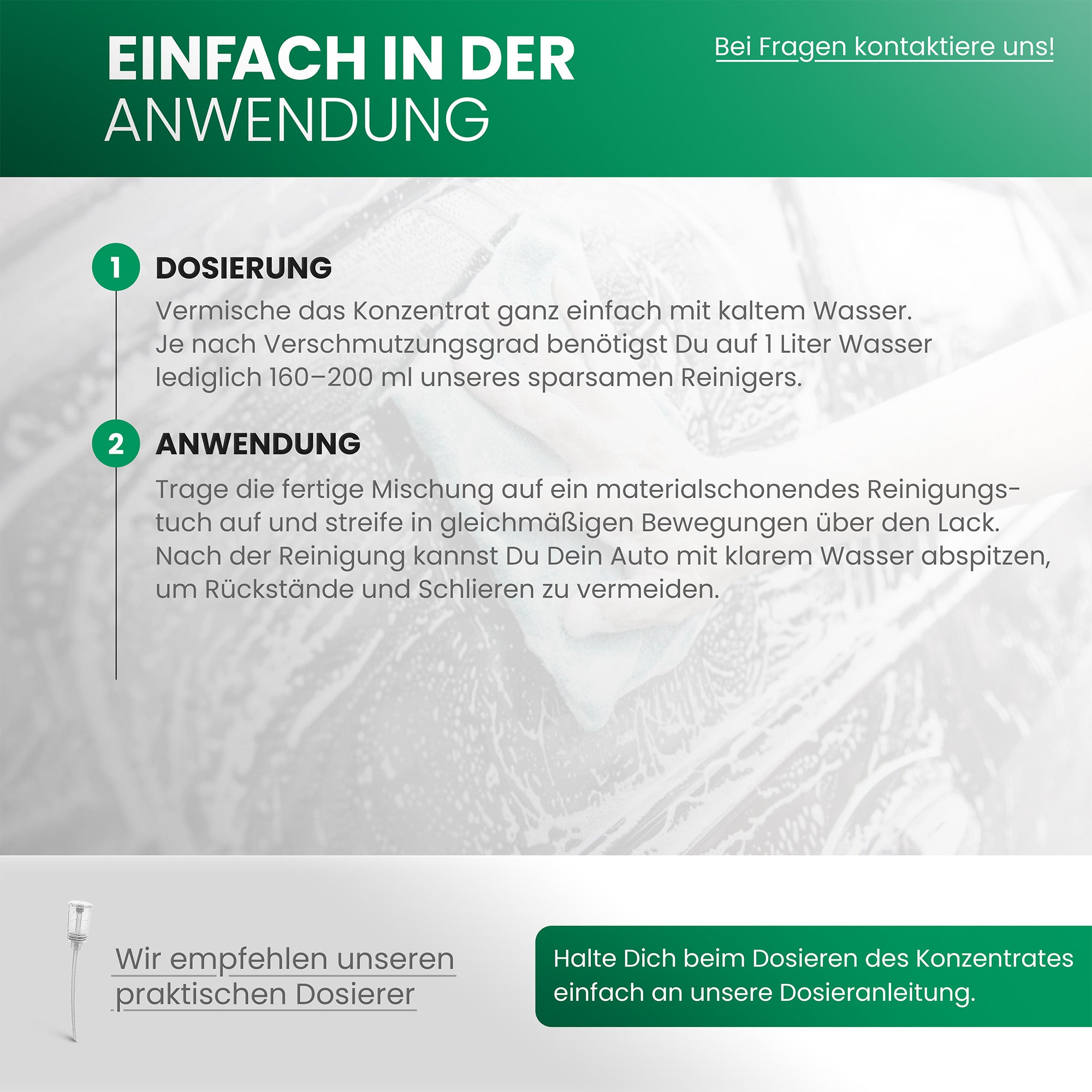 Shampoo per auto BiOHY, lavaggio auto, shampoo per auto, detergente schiumogeno