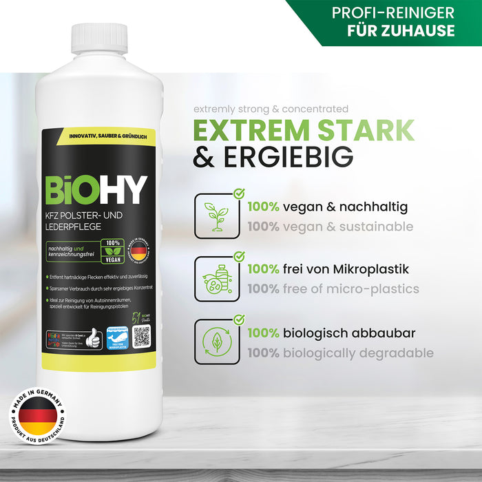 BiOHY KFZ Polster- & Lederpflege