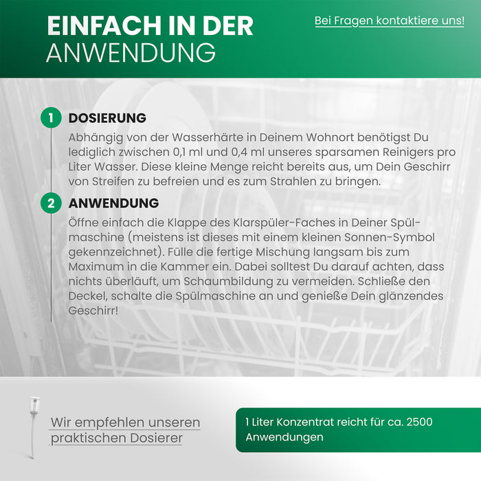 BiOHY Klarspüler, Glanzreiniger, Geschirrspülreiniger, Besteckreiniger, B2B