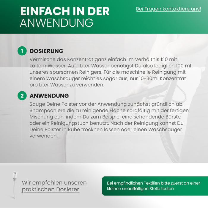 BiOHY Polsterreiniger, Textilreiniger, Polsterreinigungsmittel, Sofa Reiniger, B2B