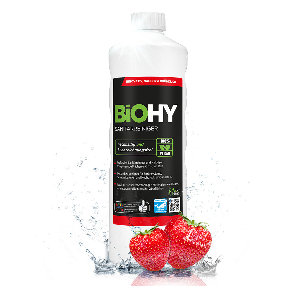 BiOHY sanitary cleaner, bathroom cleaner, limescale remover, bathroom cleaner