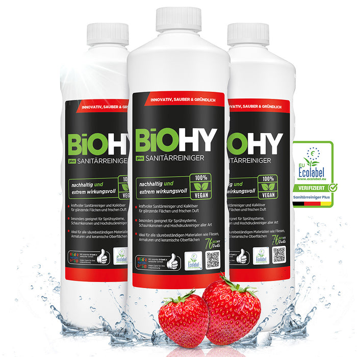 BiOHY nettoyant sanitaire, nettoyant salle de bain, détartrant, nettoyant salle de bain