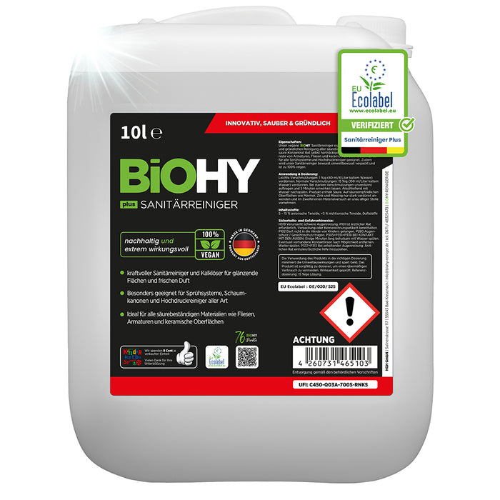 BiOHY limpiador sanitario, limpiador de baños, descalcificador, limpiador de baños