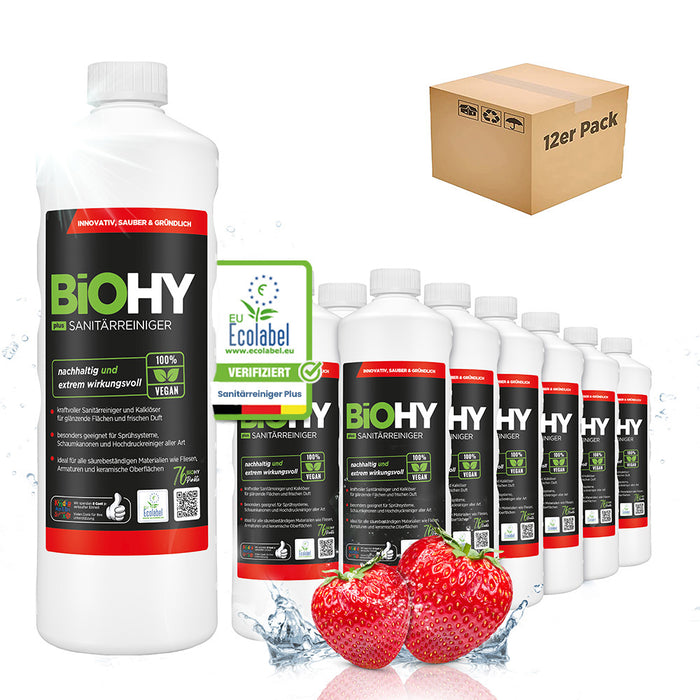 BiOHY nettoyant sanitaire, nettoyant salle de bain, détartrant, nettoyant salle de bain