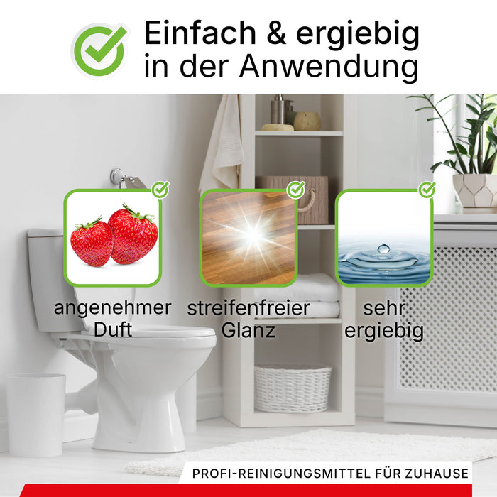 BiOHY Sanitärreiniger Plus, Badreiniger, Kalklöser, Badezimmer Reiniger