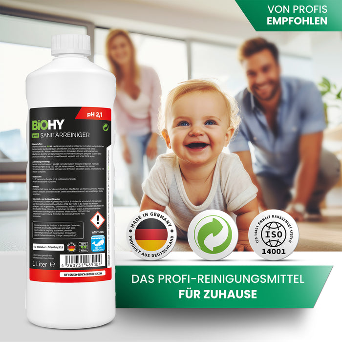BiOHY nettoyant sanitaire, nettoyant salle de bain, détartrant, nettoyant salle de bain