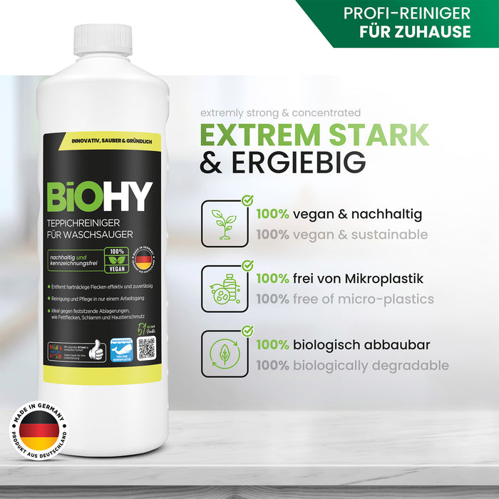 BiOHY Teppichreiniger für Waschsauger