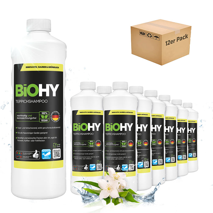 BiOHY shampooing pour tapis, nettoyant pour tapis, mousse pour tapis