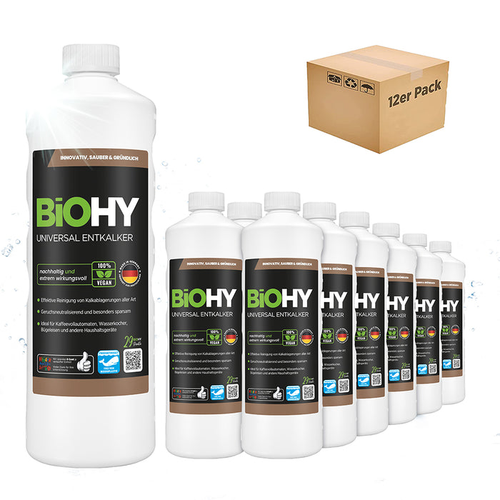 BiOHY Détartrant universel, détartrant, dissolvant de calcaire bio, nettoyant de calcaire