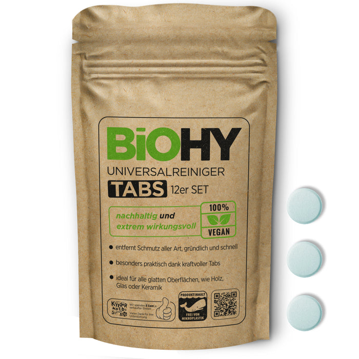 BIOHY Universalreiniger Tabs 12 Stk.
