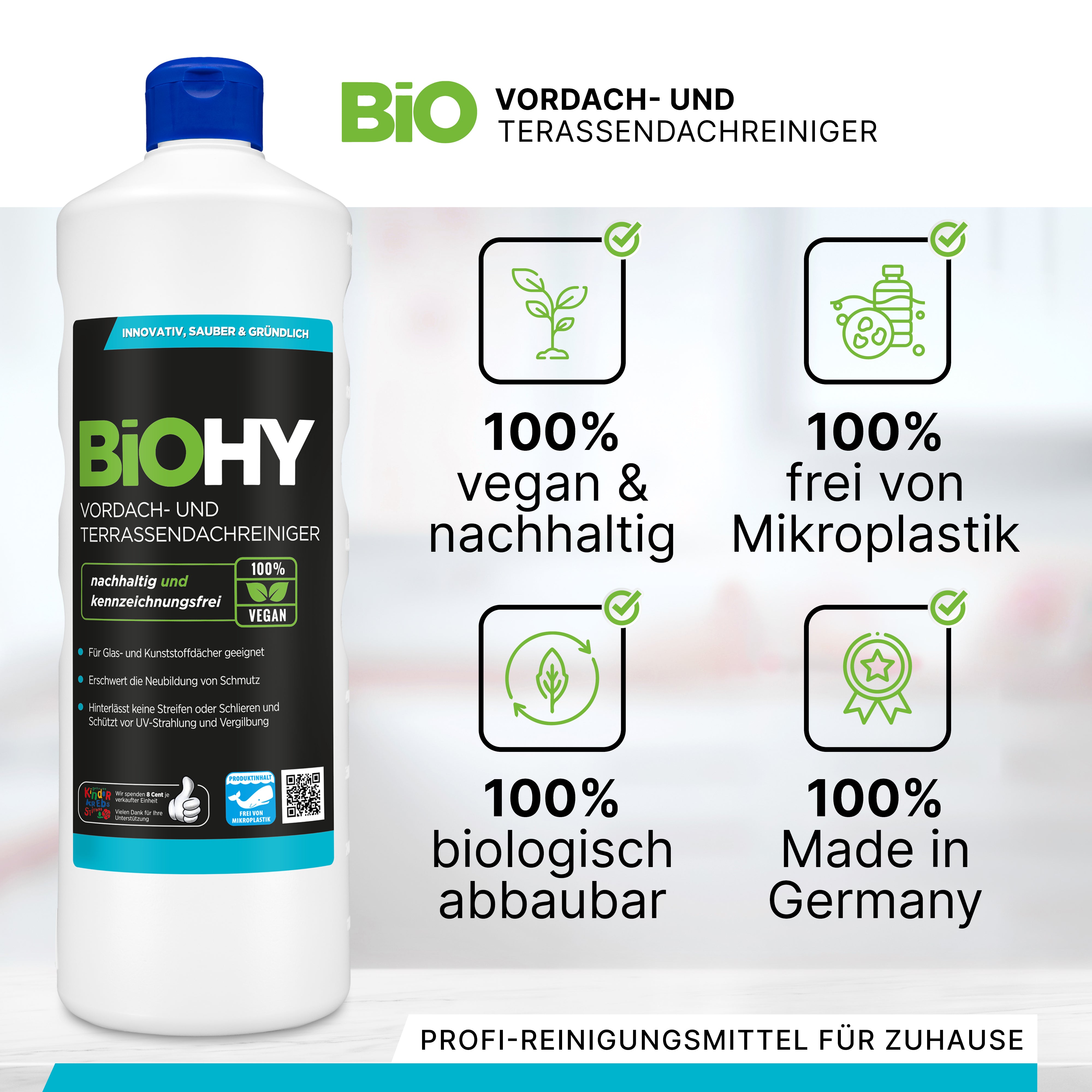 BiOHY canopy and patio roof cleaner, patio cleaner, canopy cleaner, algae remover