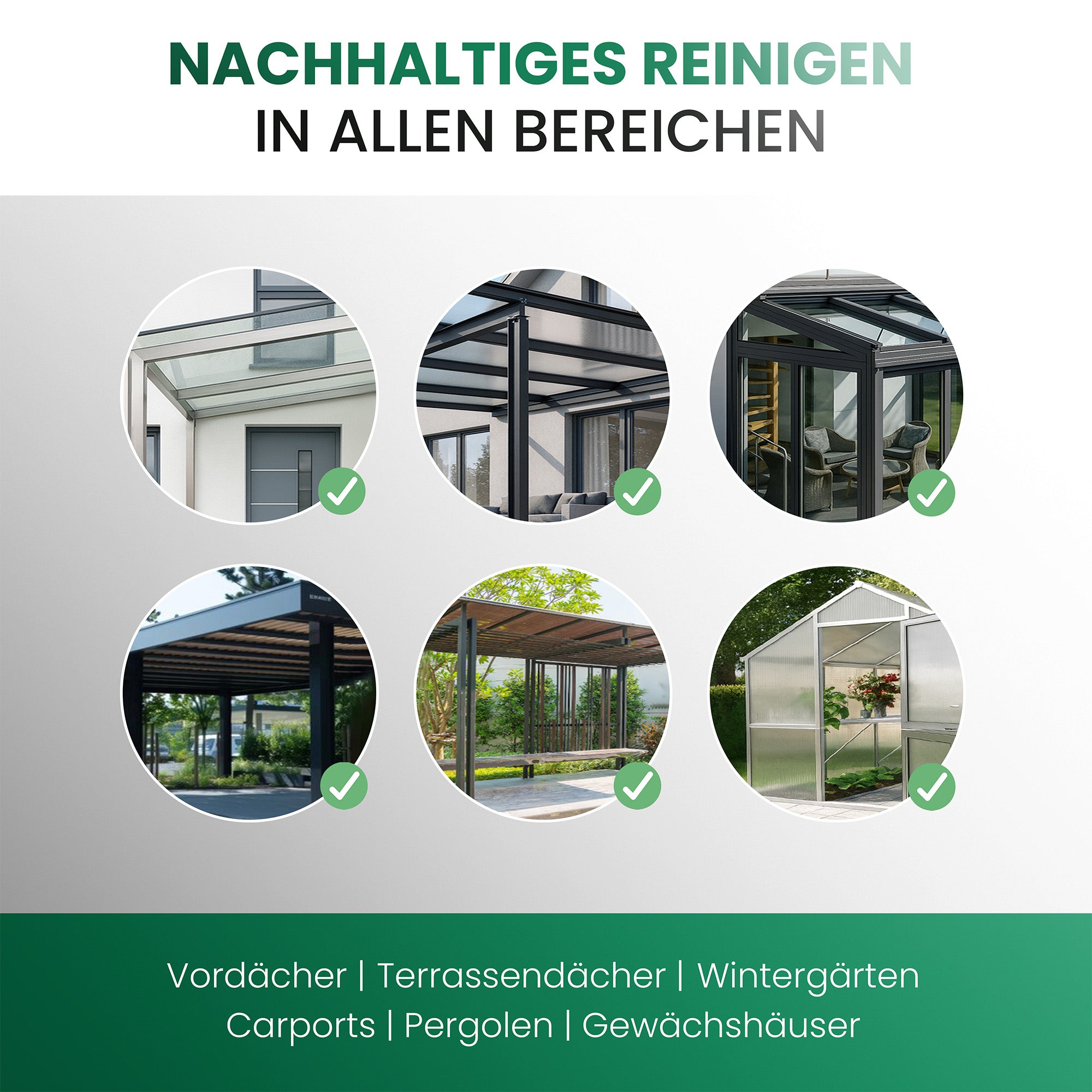 BiOHY Vordach- und Terrassendachreiniger, Terrassenreiniger, Vordachreiniger, Algenentferner