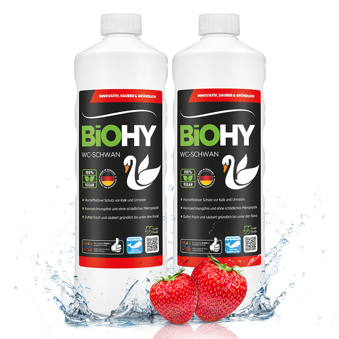 BiOHY WC-Schwan, Toilettenreiniger, WC-Ente, Kloreiniger