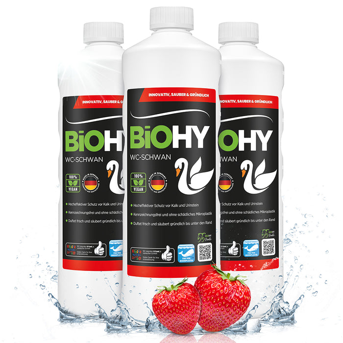 BiOHY WC-Schwan, Toilettenreiniger, WC-Ente, Kloreiniger